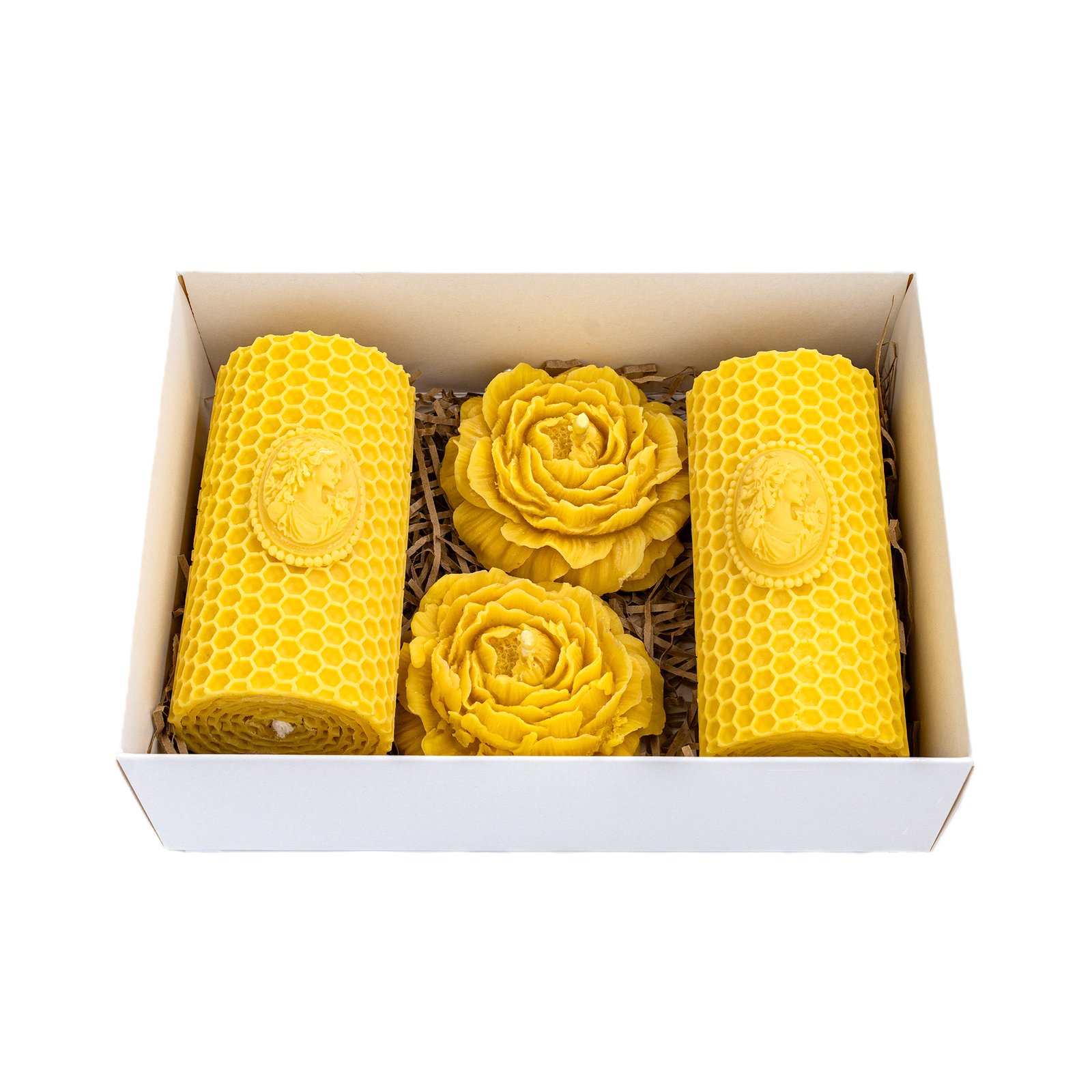 Bičių vaško žvakių rinkinys