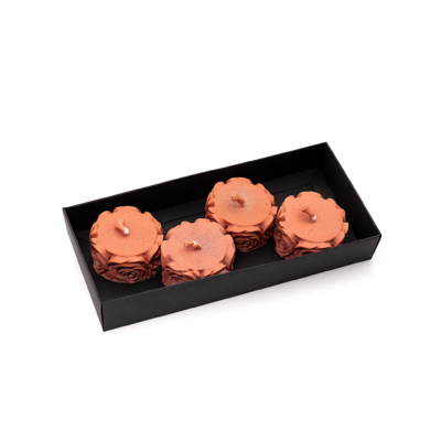 Arbatinių bičių vaško žvakių rinkinys