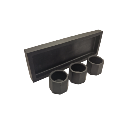 Pleno 4 dalių betoninė žvakidė