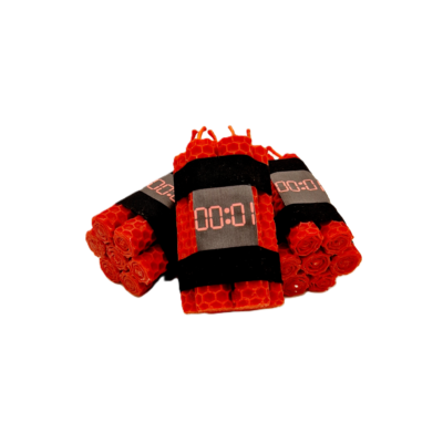 Bičių vaško žvakė – tvarūs fejerverkai